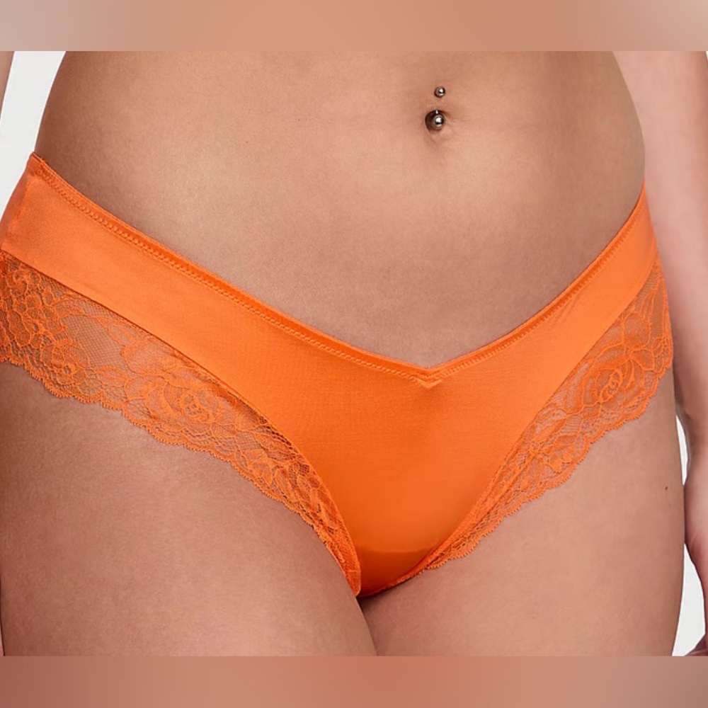 NEW* VS Lace Trim High Cheeky Panty